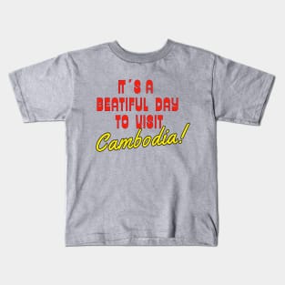 Cambodia.  Gift Ideas For The Travel Enthusiast.. Kids T-Shirt